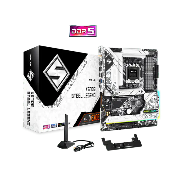 Rock X670 X670e Anakartlar Am5^5 Soket Am5 Anakart X670e Steel Legend Ddr5