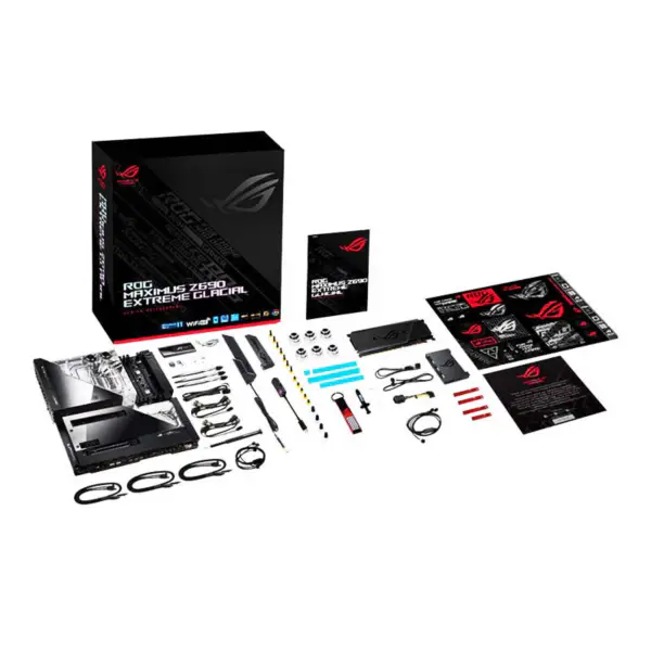 Asus Rog Maximus Z690 Extreme Glacial Anakart Bellek Destekler D5 Cpu 12900k Intl Z690 Lga1700 Asus Anakart