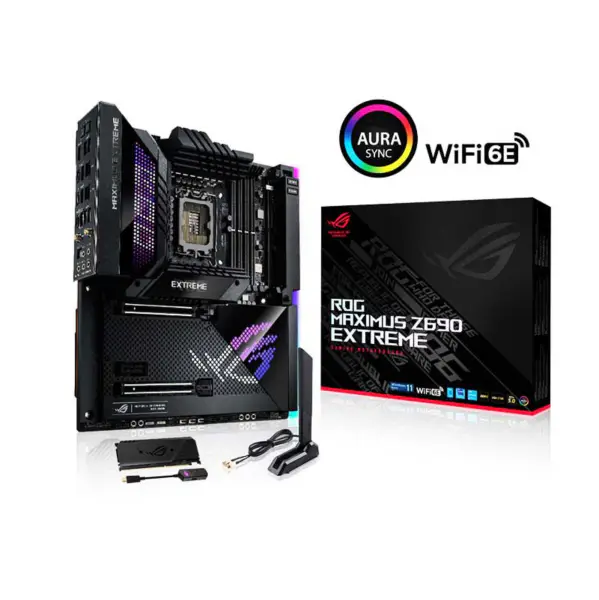 Asus Rog Maximus Z690 Extreme Oyun Anakartı Ddr5 Bellek 12900k 12700k Intl Z690 Lga1700 Destekler Asus Z690