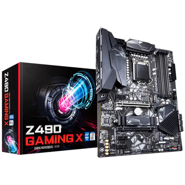 Ga Anakart Z490 Gaming X Anakart Desteği 3070 3080 10600kf 10700k 10850k Intl Z490 Lga 1200 Oyun Anakartı