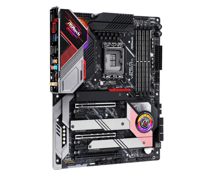 Asrock Z690 Pg Velocita Gaming Motherboard Supports Memory Ddr5 Cpu 12700k 12900kf Intl Z690 Lga1700