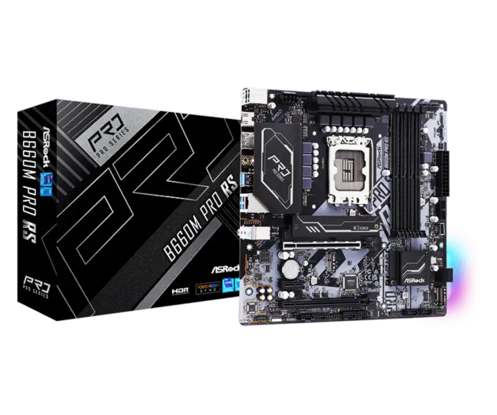 Asrock B660m Pro Rs Oyun Anakartı Bellek Ddr4 Cpu 12400f 12600kf Intl B660 Lga1700
