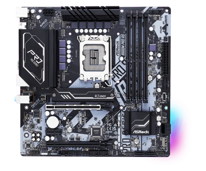 Asrock B660m Pro Rs Oyun Anakartı Bellek Ddr4 Cpu 12400f 12600kf Intl B660 Lga1700