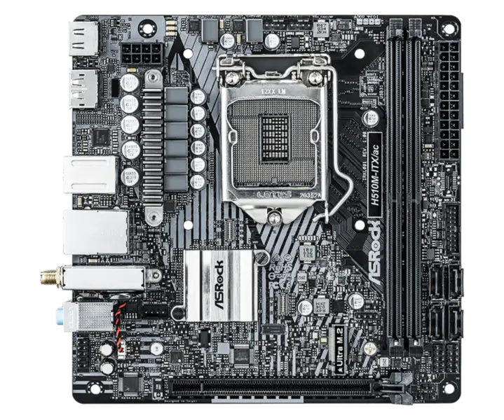Asrock H510m-itx/ac Mini Motherboard Gaming Motherboard Supports Cpu 10500 10400 11400f Intl H510 Lga 1200
