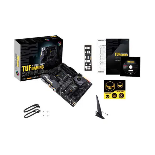 Tuf Gaming X570-plus Wi-fi Destekli Cpu 5700g/5800x/5900x Ve X570 Soket Am4 Oyun Anakartı