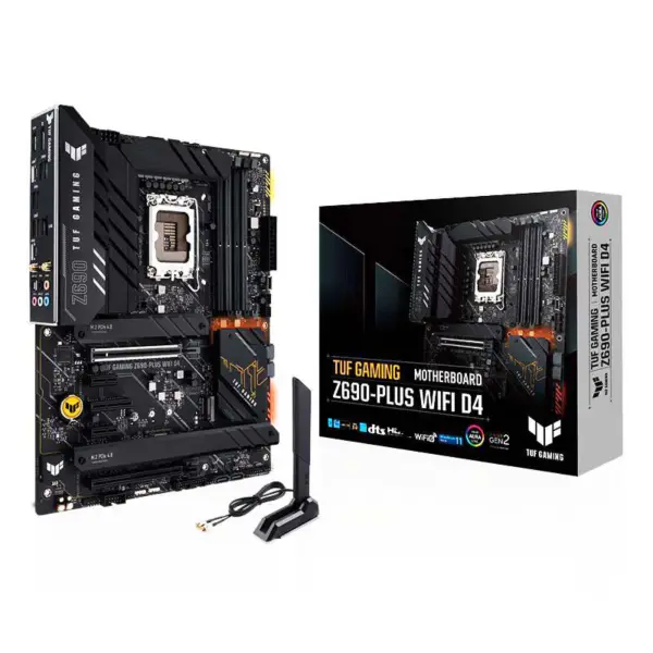 Tuf Gaming Z690-plus Wifi D4 Anakart Bellek Ddr4 Cpu 12700 12700kf Intl Z690 Lga 1700 Destekler