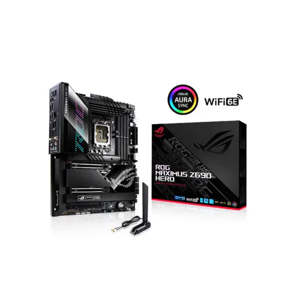 Rog Maximus Z690 Hero Anakart Bellek Ddr5 Cpu 12900k 12700k Intl Z690 Lga 1700 Destekler