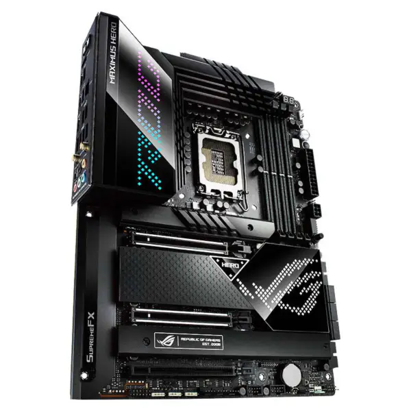 Rog Maximus Z690 Hero Anakart Bellek Ddr5 Cpu 12900k 12700k Intl Z690 Lga 1700 Destekler