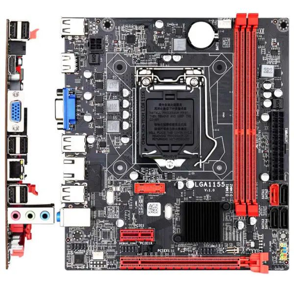 Yükselticisiz B75 Anakart Lga1155 Soket Anakart Yüksek Performanslı Oyun Ddr3 Pc Anakartı