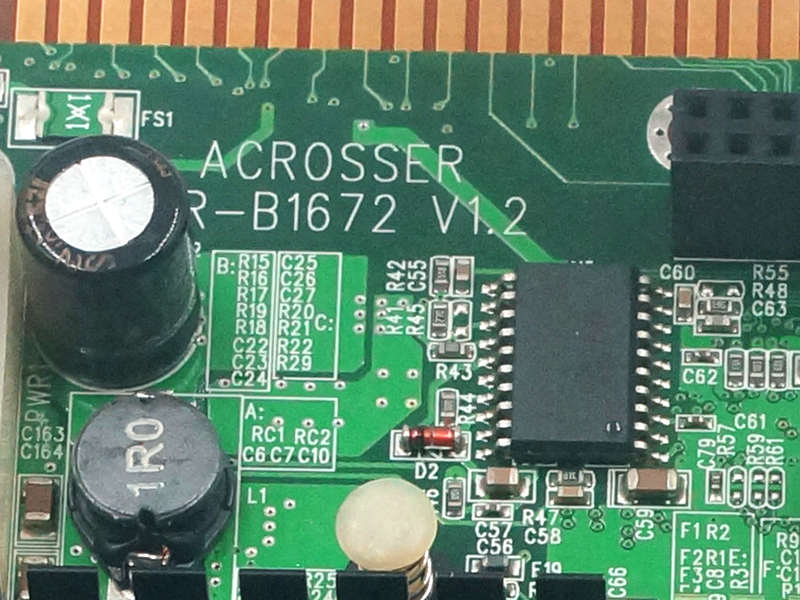 acrosser AR-B1672 V1.2 industrial motherboard