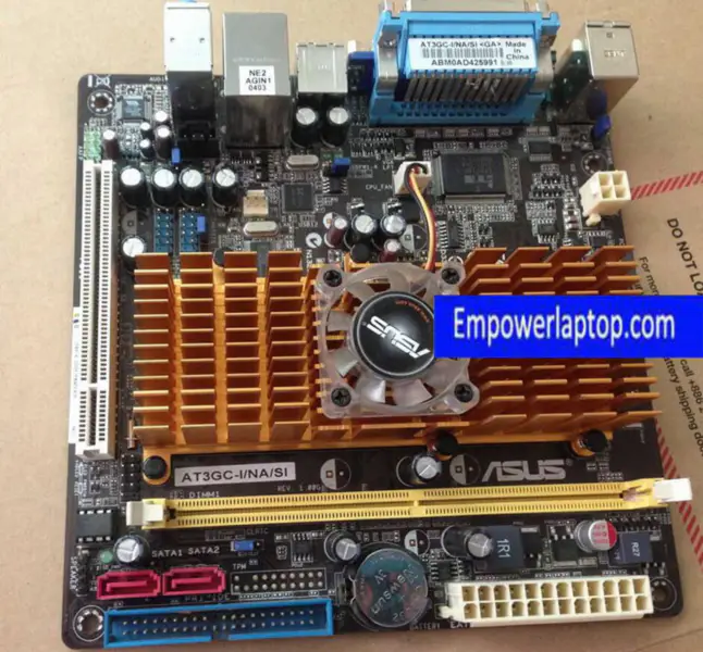 Asus AT3GC-I/NA/SI 945GC Çift Çekirdekli Atom 330 Düşük Enerjili Mini Kart 17*17 Sunucu anakartı