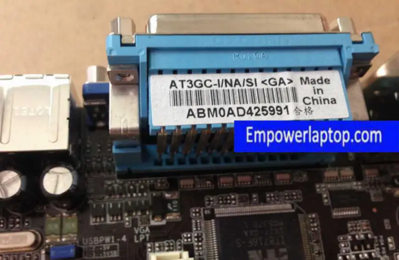 Asus AT3GC-I/NA/SI 945GC Çift Çekirdekli Atom 330 Düşük Enerjili Mini Kart 17*17 Sunucu anakartı