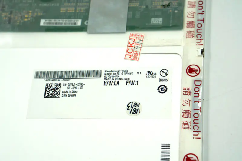 DELL E6410 E5410 LTN141BT10 001 LP141WP2 TPA1 için B141PW04 V.1 V1 LCD EKRAN 30PIN EDP 1440*900