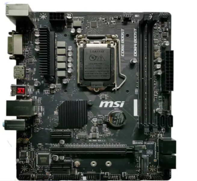 MSI B360M-S02 Anakart LGA1151 DDR4 64GB 8/9. Nesil CPU 9700KF 9900K M-ATX Destekler