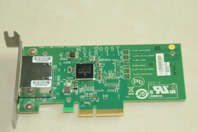 Broadcom BCM5718 VER:1.1 Çift Bağlantı Noktalı Gigabit Ağ Kartı