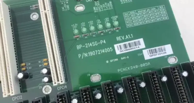 AAEON BP-214SG-P4 REV.A1.1 endüstriyel anakart arka paneli ISA ile 14 yuva
