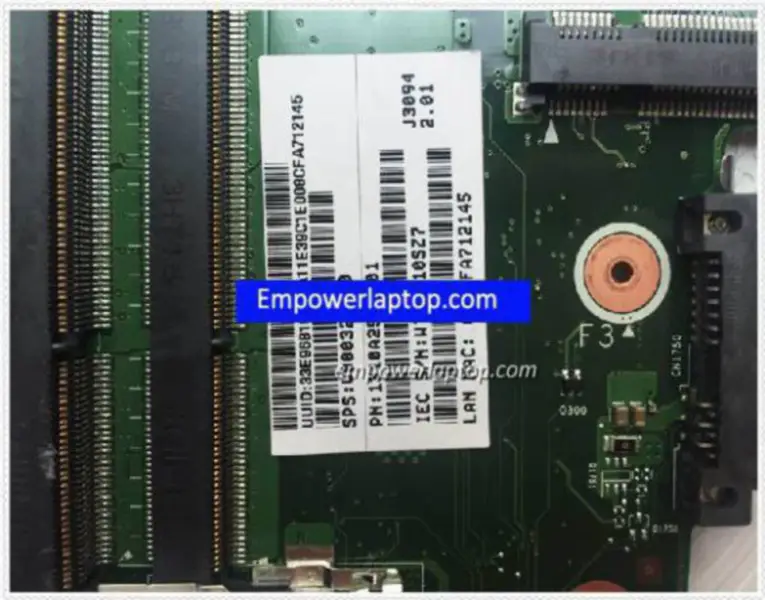 Toshiba BD10F-6060A2566201-MB-A02 Satellite V000325060 Anakart