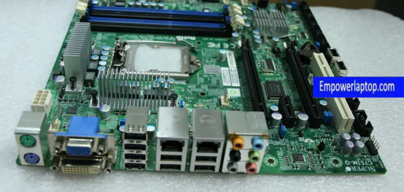 SuperMicro C7SIM-Q 1156-pin Sunucu anakartı Çift NIC, I3 I5 I7 Xeon CPU'yu destekler