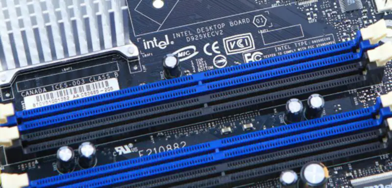 Intel D925XECV2 endüstriyel anakart LGA 775 DDR2