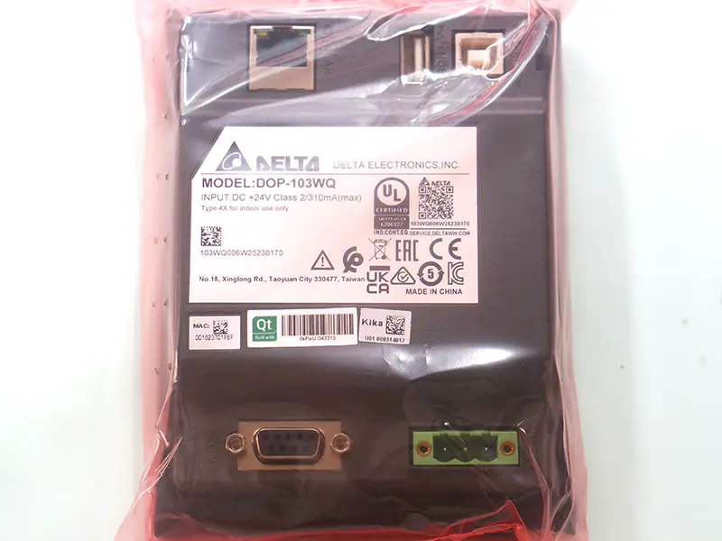 Delta DOP-103WQ HMI Ekranı