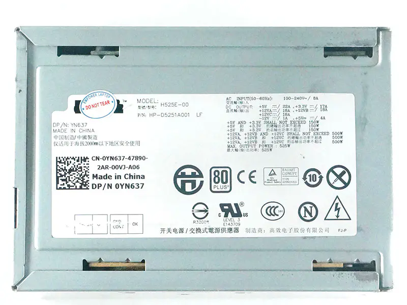 Dell YN637 YY922 Güç Kaynağı