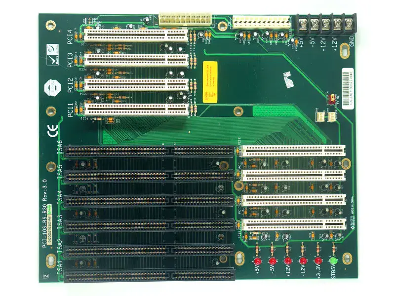 IEI PCI-10S-RS-R30 Rev:3.0 arka panel