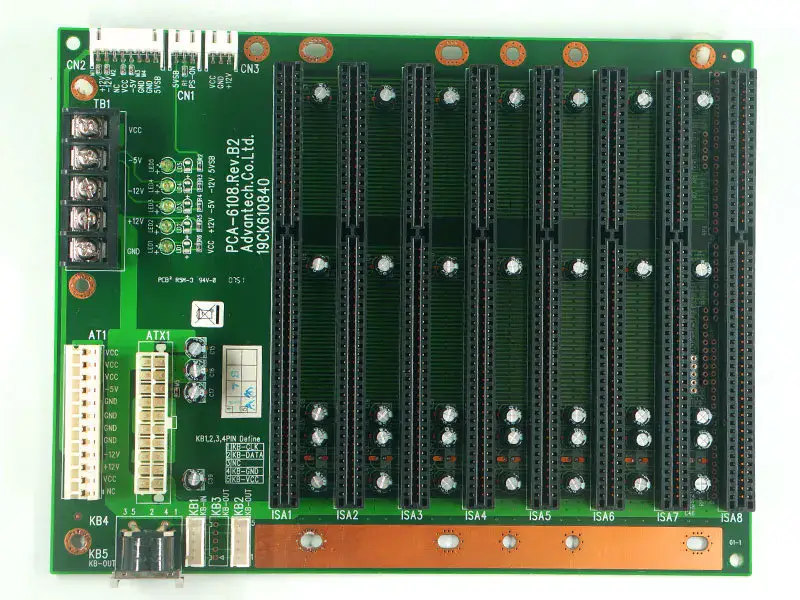 Advantech IPC-6608 PCA-6108 Rev.B2 8-slot Industrial Backplane