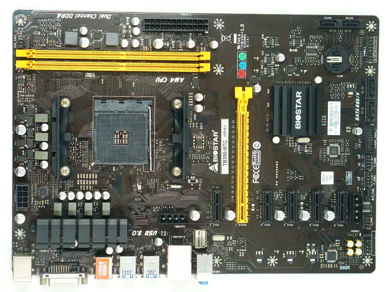 Biostar TB350-BTC anakart Soket AM4 DDR4
