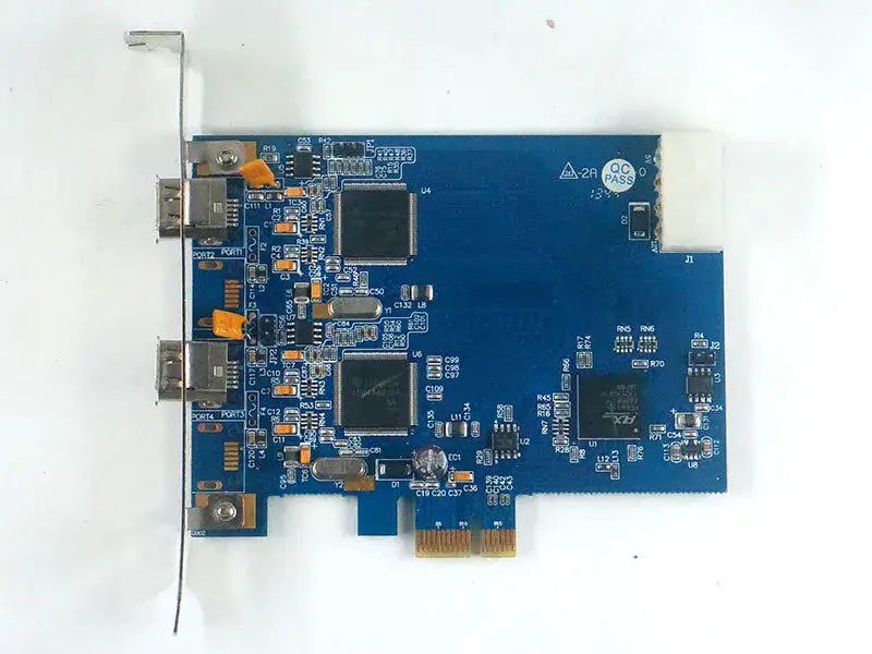 FWX2-PCIE10 Rev: 1.1 FWX2-PCIE10-2 1394 yakalama kartı