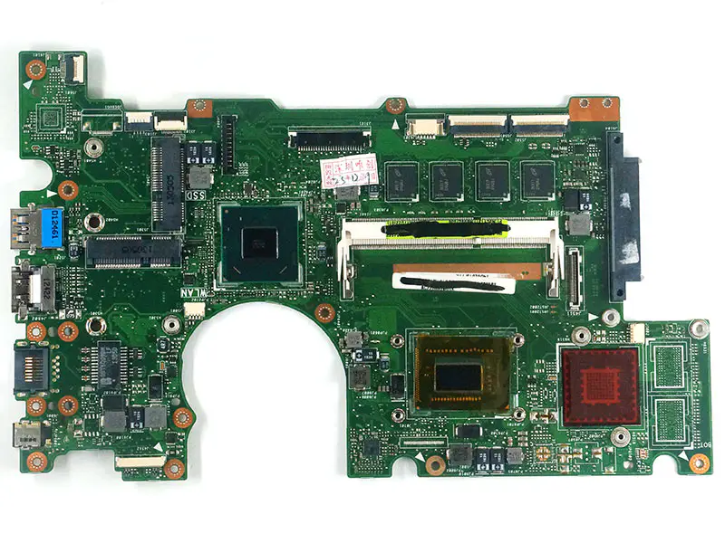 Asus B400VC B400V B400A Laptop anakart için B400A anakart I5-3317U CPU REV2.0 4GB RAM
