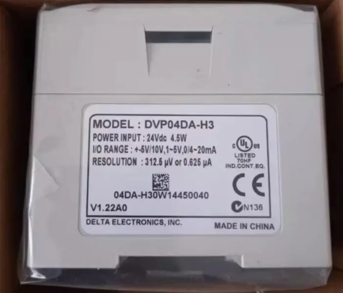 DELTA DVP04DA-H3 PLC Modülü