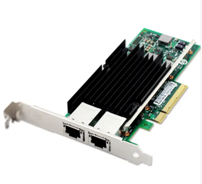 Orijinal Intel X520-T2 X540-T2 10Gps RJ45 PCI-E E10G42BT Ethernet Birleşik Ağ Adaptör Kartı