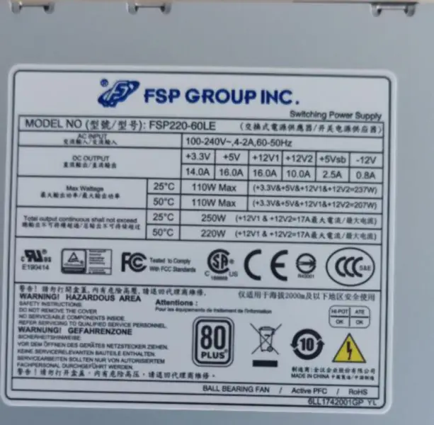 FSP220-60LE Güç Kaynağı