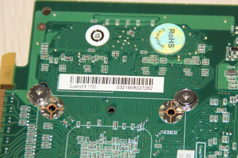 Quadro FX1700 512M PCI-E Grafik Kartı DVI*2