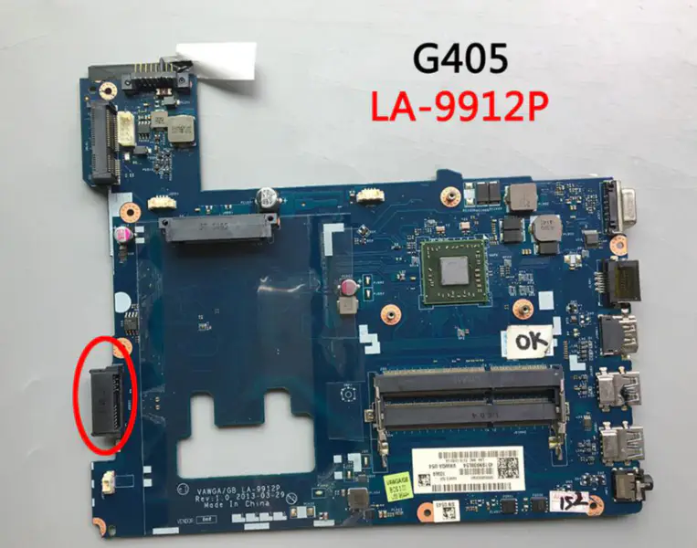 Lenovo G405 G505 LA-9912P Anakart