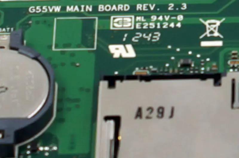 Asus G55VW Anakart