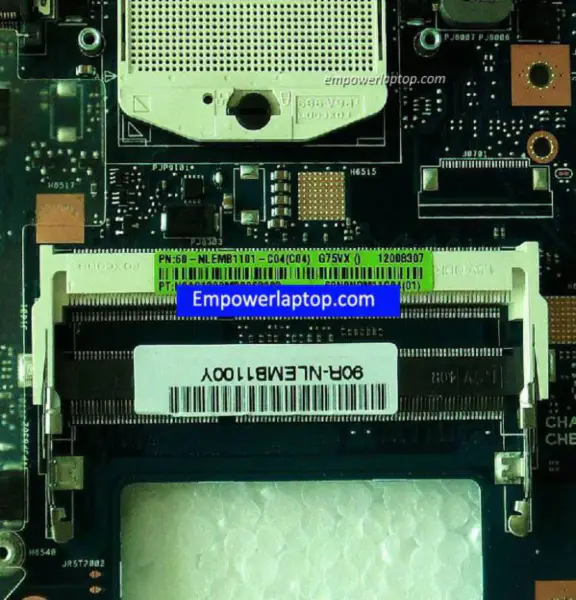 Asus G75VX Anakart