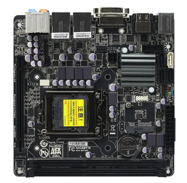 Gigabyte GA-B75N anakart LGA 1155 DDR3