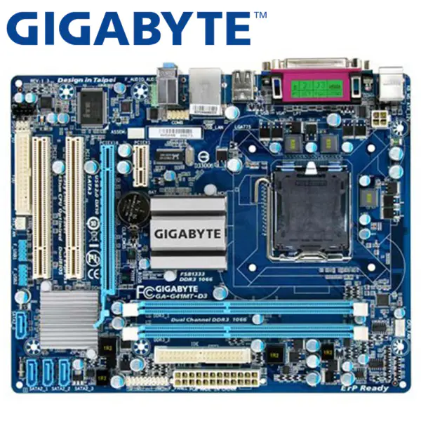 Gigabyte GA-G41MT-D3 Masaüstü Anakart G41 Soket LGA 775 Core 2 Pentium Celeron DDR3 8G için
