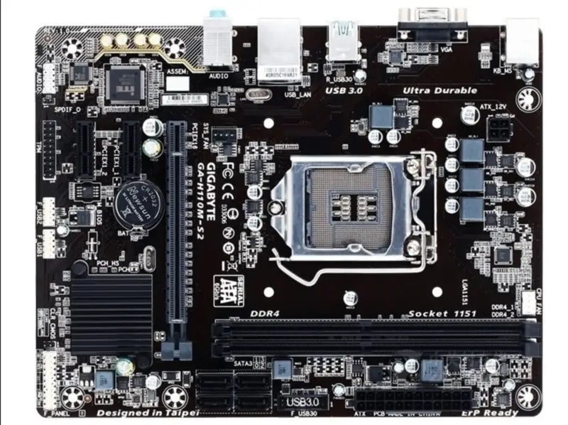 Gigabyte GA-H110M-S2 Anakart LGA1151/DDR4/32G/M-ATX