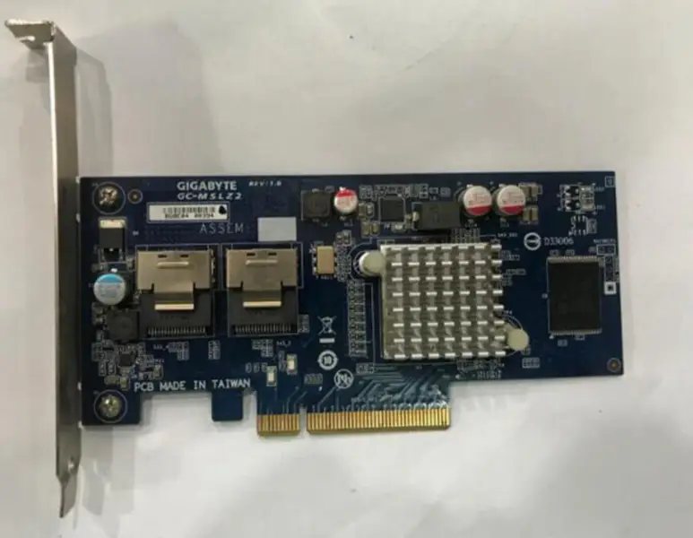 Gigabyte GC-MSLZ2 SAS2008 6GB SAS raid kartı RAID 0/1/1E/10 desteği 4T 6T 8T