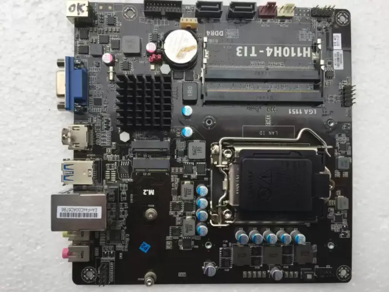 ECS H110H4-TI3 Anakart H110 Yonga Seti LGA1151 Mini-ITX