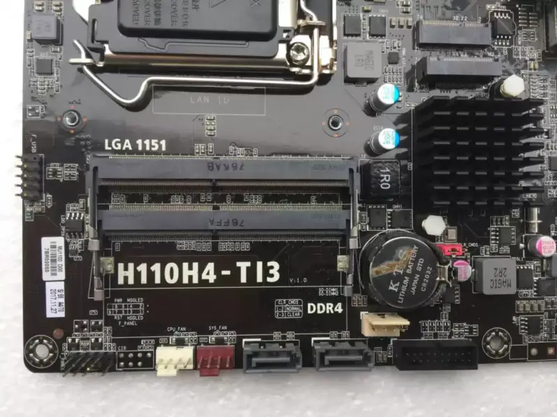 ECS H110H4-TI3 Anakart H110 Yonga Seti LGA1151 Mini-ITX