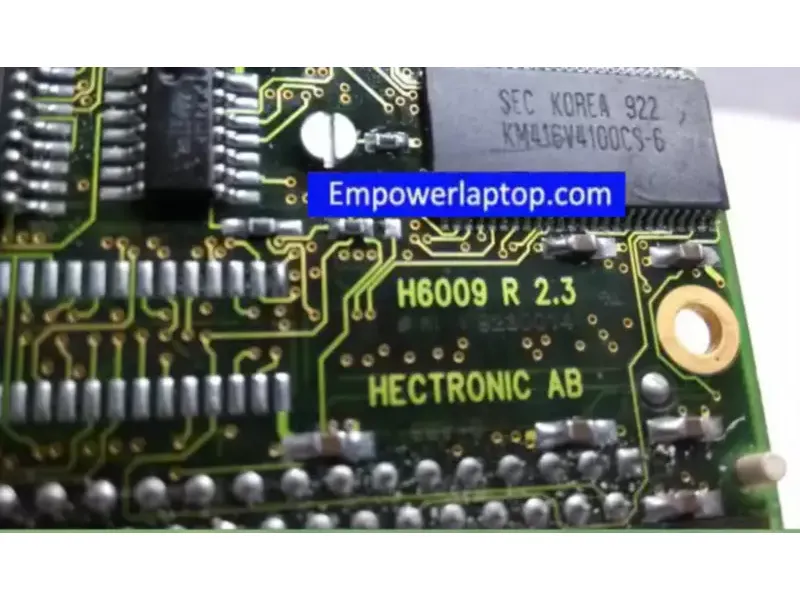 HECTRONIC AB H6009 R 2.3 FUNK TEST S/N 3980 endüstriyel anakart