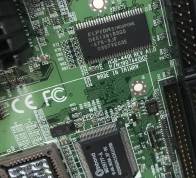 AAEON HSB-440I REV A1.0 endüstriyel anakart Yarım boy ISA CPU Kartı