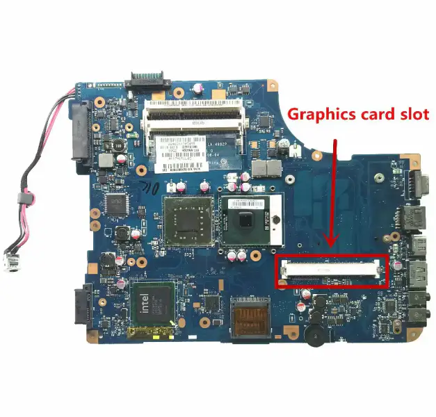 Toshiba Satellite L500 L550 L555 KSWAA LA-4982P K000086430 Özel Grafikli Dizüstü Bilgisayar Anakartı