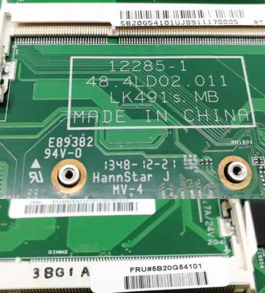 FRU:5B20G54101 SR1EF I5-4210U 12285-1 48.4LD02.011 Anakart 2G ile Lenovo K4450 K4450A Dizüstü bilgisayar anakartı için
