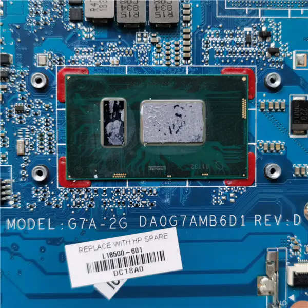 HP Pavilion 14-CE TPN-Q207 DA0G7AMB6D1 L18500-601 Anakart