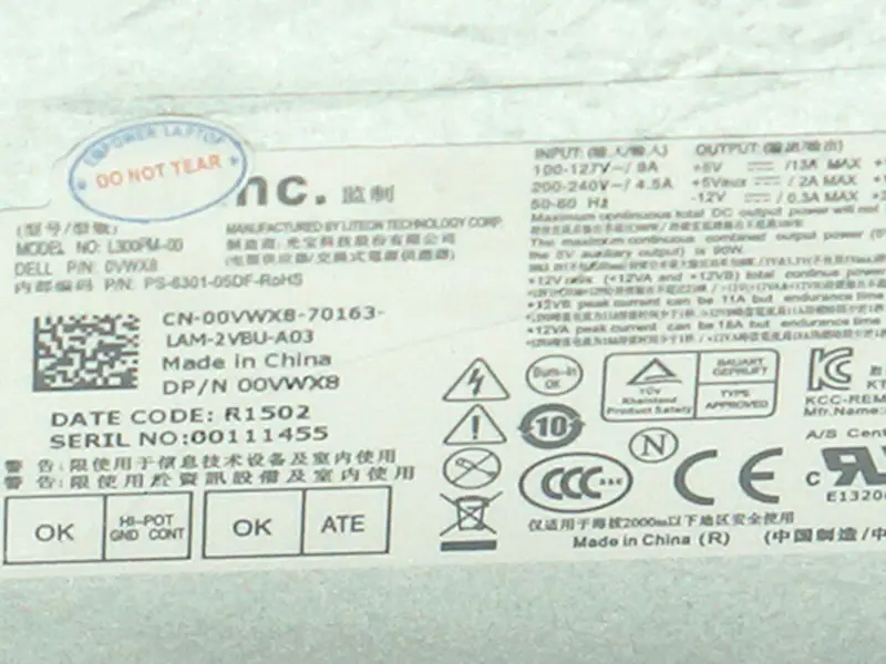 Dell L300PM-00 HK400-14FP Güç Kaynağı
