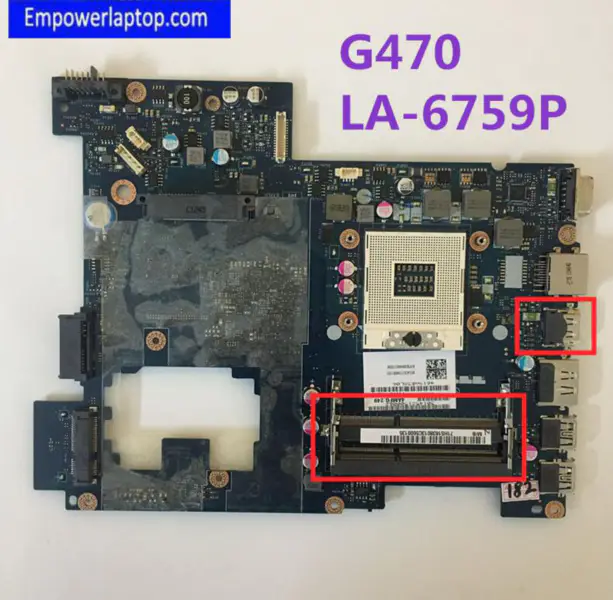 Lenovo G470 PIWG1 LA-6759P Dizüstü Bilgisayar Anakartı